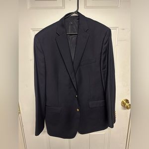 Lauren Ralph Lauren LRL 100% Wool 2 Button Blazer Sport Coat Jacket 44L